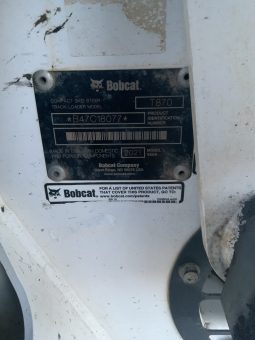 2021 T870 Bobcat track loader full