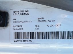 2016 INTERNATIONAL PRO STAR full