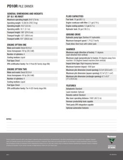 2021 VERMEER PD10R full