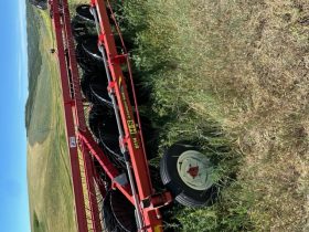 Model 5114 H@S High Capacity Rake & Model 2000 Great Plains Drill