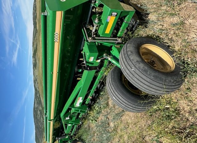 Model 5114 H@S High Capacity Rake & Model 2000 Great Plains Drill full