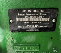 2021 JOHN DEERE 8R 370 full