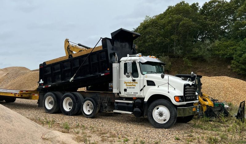 2006 Mack Granite CV713 Dump Truck  with Trailer full