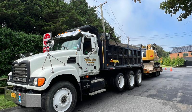 2006 Mack Granite CV713 Dump Truck  with Trailer full