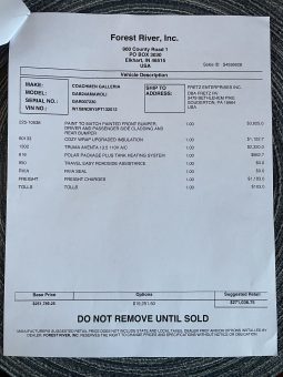 2025 COACHMEN GALLERIA LI3 24A full