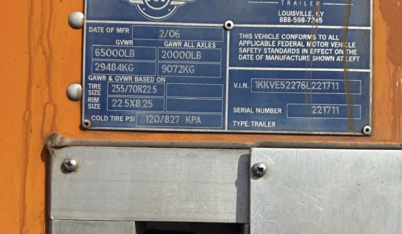 2006 Kentucky Trailer 53’ Specialty Cargo Trailer full