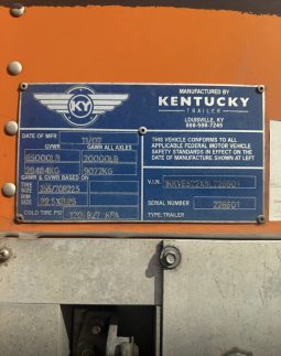 2007 Kentucky Trailer 53’ Specialty Cargo Trailer full