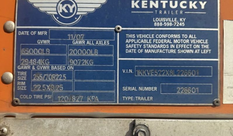 2007 Kentucky Trailer 53’ Specialty Cargo Trailer full