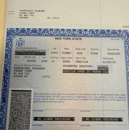 1993 PIERCE CLASS A full
